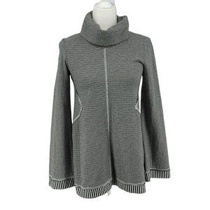 Striped Cowl Neck Women's Top